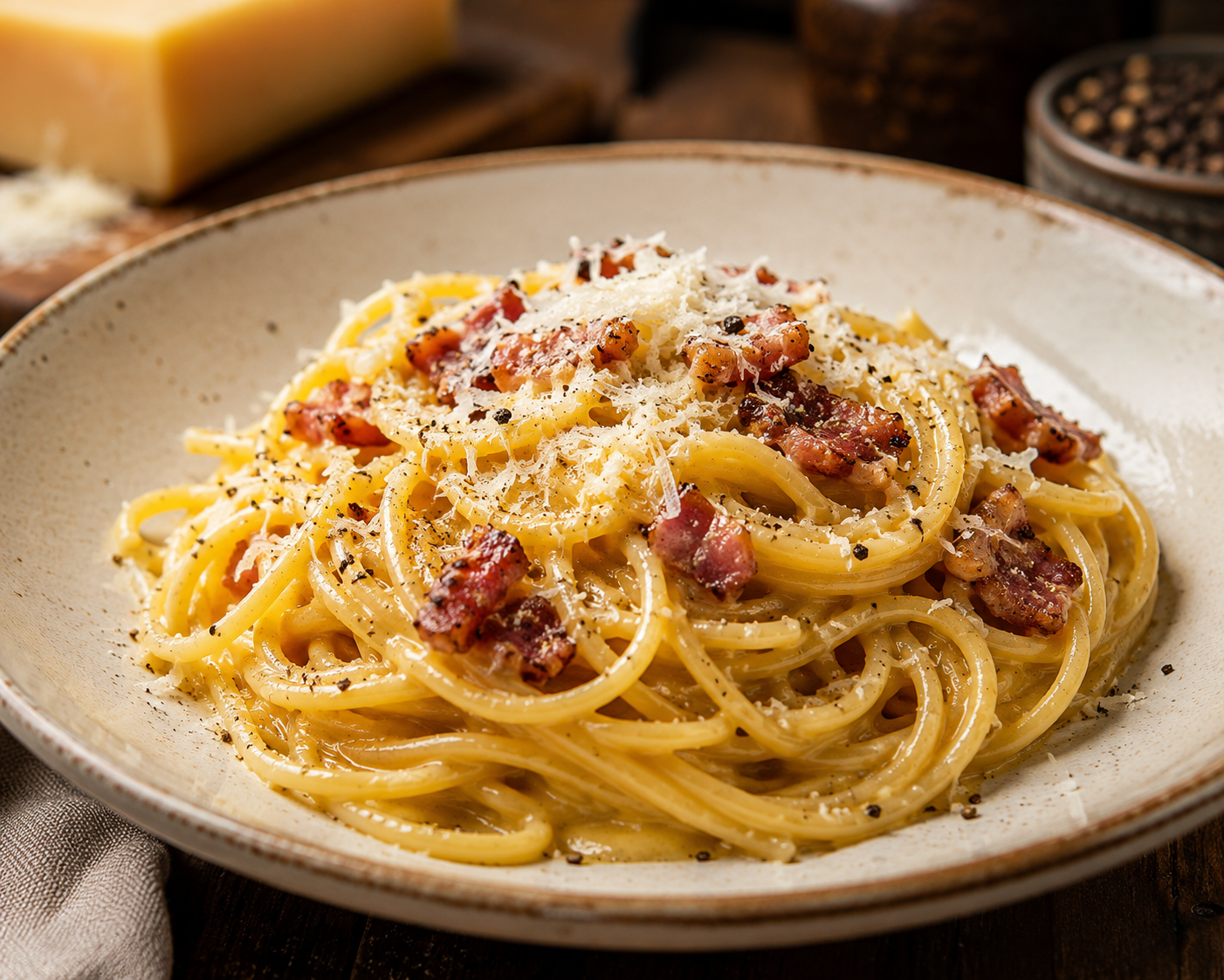Espaguete a Carbonara